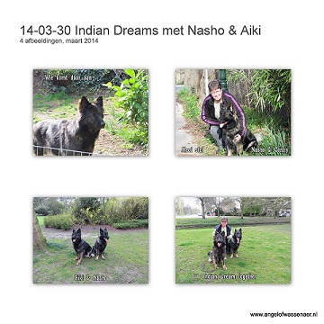 Nasho komt in Wassenaar speuren en treft zijn geliefde Aiki